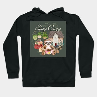 Stay Cozy Sloth Hoodie